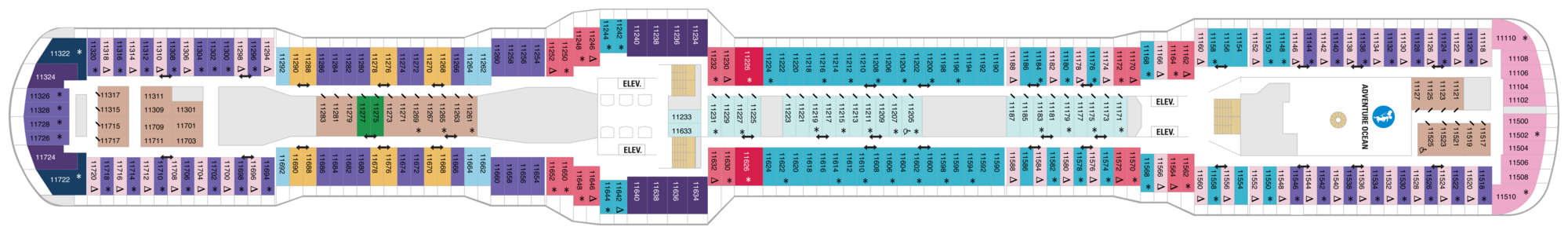 Deck 11 plan